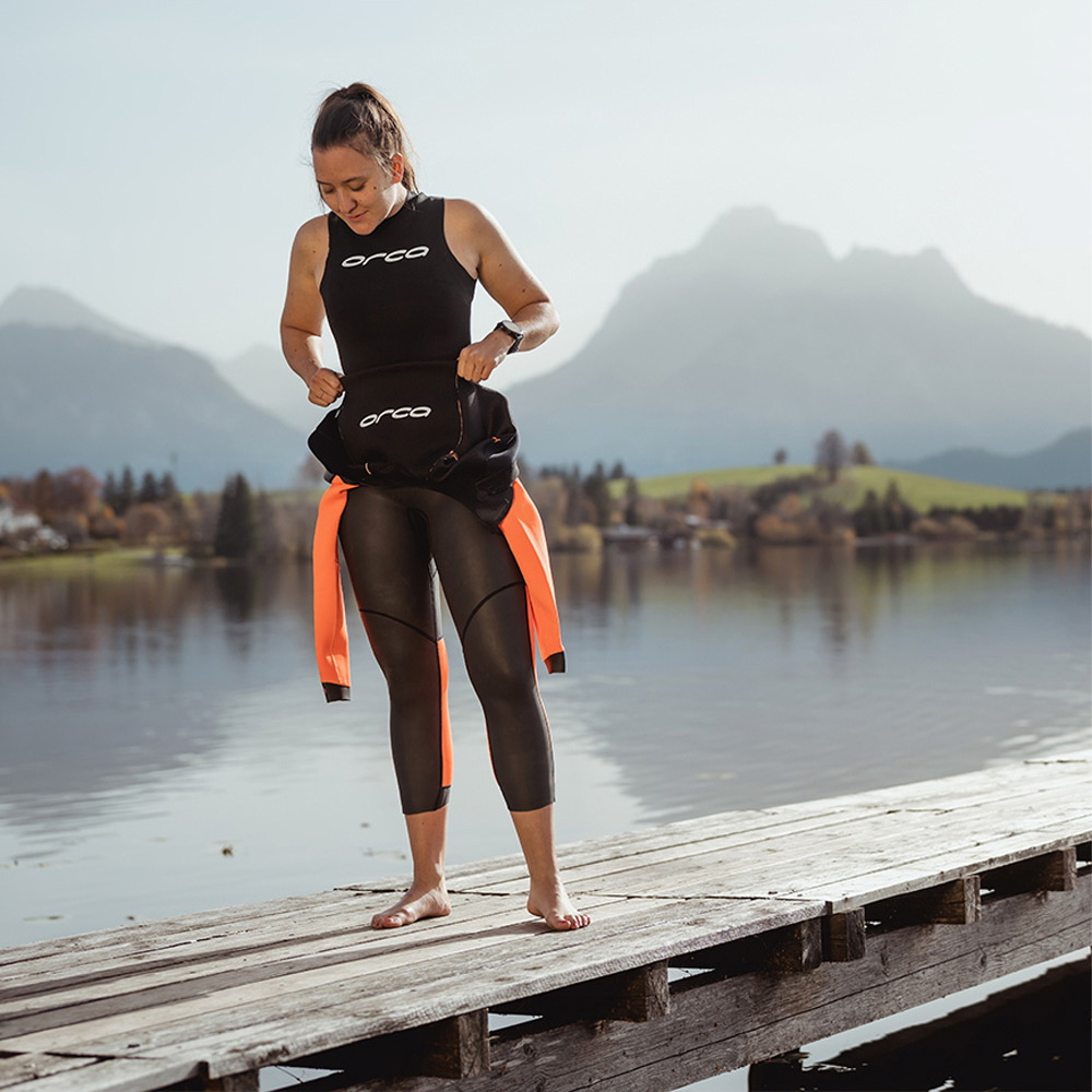 2026 Orca Womens Heatseeker Neoprene Vest MAZ2TT01 - Black
